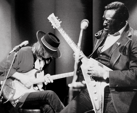 Albert King with Stevie Ray Vaughan